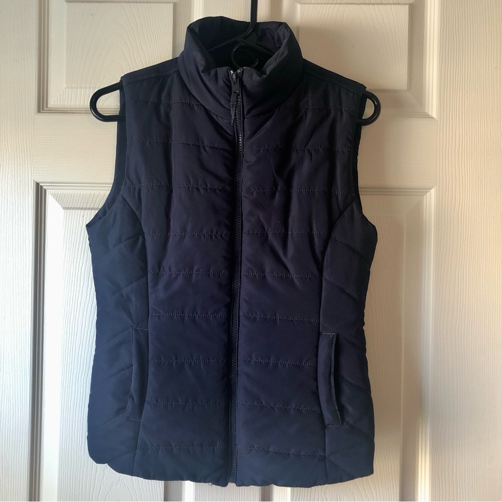 Aeropostale Dark Blue Quilted Vest